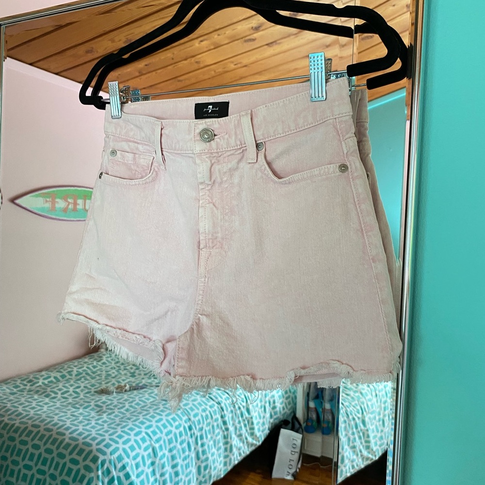 Pink shorts. Size 26 for all man kind